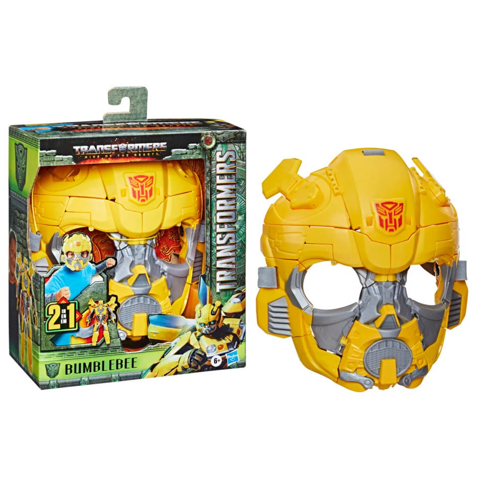 Hasbro Transformers Rise Of The Beasts 2-in-1 Bumblebee Masker 3 Hasbro Transformers Rise Of The Beasts 2-in-1 Bumblebee Masker
