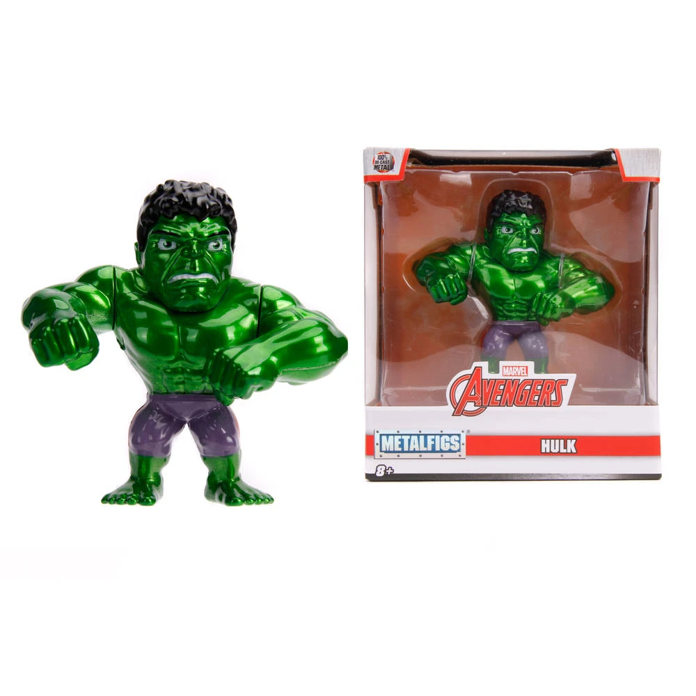 No Brand Jada Marvel Hulk Figuur - 10 Cm 3 No Brand Jada Marvel Hulk Figuur - 10 Cm