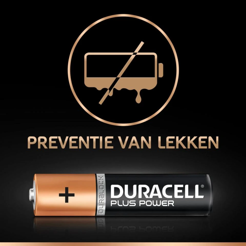 Duracell Plus Power AAA Alkaline Batterijen - 4 Stuks 7 Duracell Plus Power AAA Alkaline Batterijen - 4 Stuks - Afbeelding 5