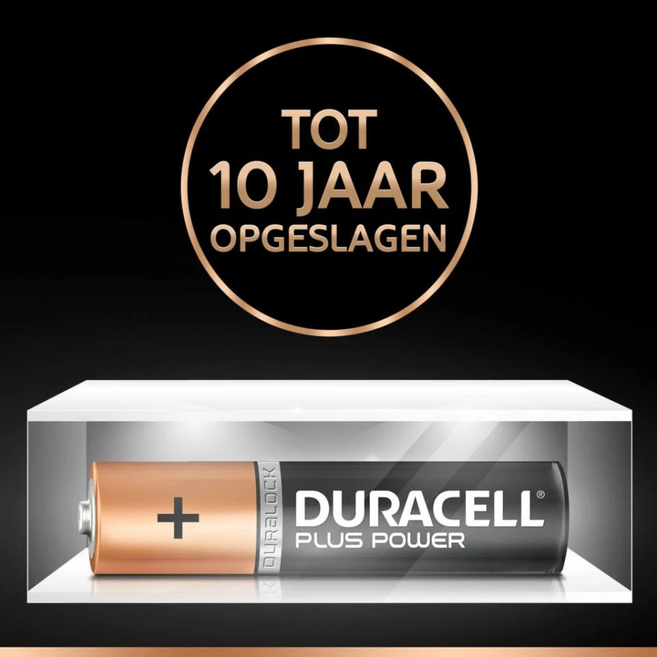Duracell Plus Power AAA Alkaline Batterijen - 4 Stuks 8 Duracell Plus Power AAA Alkaline Batterijen - 4 Stuks - Afbeelding 6